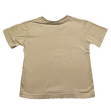 Yes London T-Shirt Girocollo Tinta Unita con Logo per Bambino JR2143 BEIGE YES LONDON 