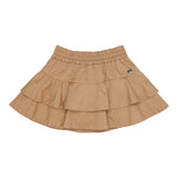 Monnalisa Gonna Tinta Unita con Balze per Neonata 17E701 BEIGE MONNALISA 