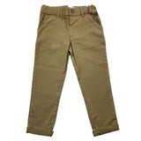 Carre'Ment Beau Plain Pants With Adjustable Waist Camel For Boys