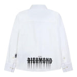 JOHN RICHMOND camicia tinta unita con logo Bianco per Bambino RBA24016CA BIANCO JOHN RICHMOND 