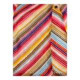 Missoni Multicolor Skirt With Multicolor Button For Girls