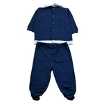 Cesare Paciotti Completo 2 Pezzi Shirt-Ghettina Tinta Unita per Neonato CPP5101N BLU CESARE PACIOTTI 