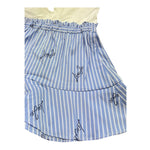 Liu Jo Abito Bicolore con Fantasia A Righe per Neonata KA5049NX BIANCO/AZZURRO LIU JO 