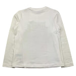 TO be too shirt girocollo tinta unita con stampa in contrasto Bianco per Bambino TFBF24T665 BIANCO TO be too 