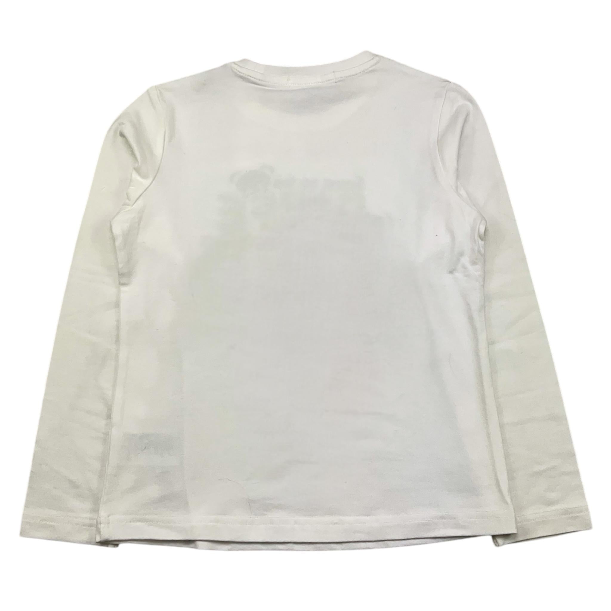 TO be too shirt girocollo tinta unita con stampa in contrasto Bianco per Bambino TFBF24T665 BIANCO TO be too 