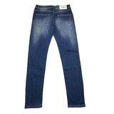 Daniele Alessandrini Jeans Solid Color With 5 Pockets Blue For Boys