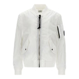 CP Company Plain Zip Up Jacket White for Kids