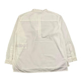 Dondup Long Sleeve Shirt Solid Color Korean Collar White For Boys