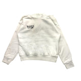 Disclaimer Plain Printed White Hoodie For Girls