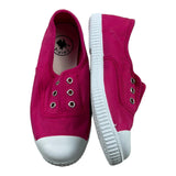Chipie Sneakers Solid Color With Contrasting Fuchsia Sole For Baby Girl