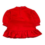 MOSCHINO abito tinta unita modello felpa con stampa Rosso per Neonata MDV0CW ROSSO MOSCHINO 