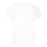 Dou Dou T-Shirt Girocollo Tinta Unita per Bambina DW8P41 BIANCO DOU DOU 