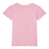 Guess T-Shirt Girocollo Tinta Unita con Logo per Bambina K5GI15K6YW4 ROSA GUESS 