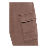 FAY pantalone tinta unita con tasconi Marrone per Bambino FVP20 MARRONE FAY 