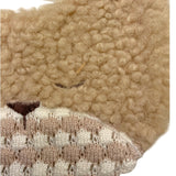 MARLU' bavetta tinta unita con applicazione Beige per Neonata IB56BAV BEIGE MARLU' 