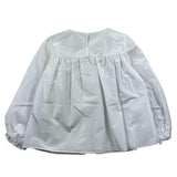 Dondup Long Sleeve Shirt Solid Color White For Girls