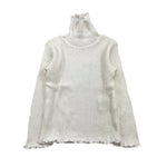 NANAN maglia modello lupetto tinta unita a costine Panna per Bambina I2455648B PANNA NANAN 