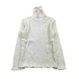 NANAN maglia modello lupetto tinta unita a costine Panna per Bambina I2455648B PANNA NANAN 