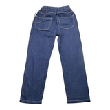 Never Too Jeans Solid Color With Elastic Waist Blue For Boys