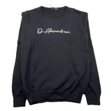 DANIELE ALESSANDRINI maglia girocollo tinta unita con stampa Nero per Bambino 1231W00049XXXXX NERO DANIELE ALESSANDRINI 