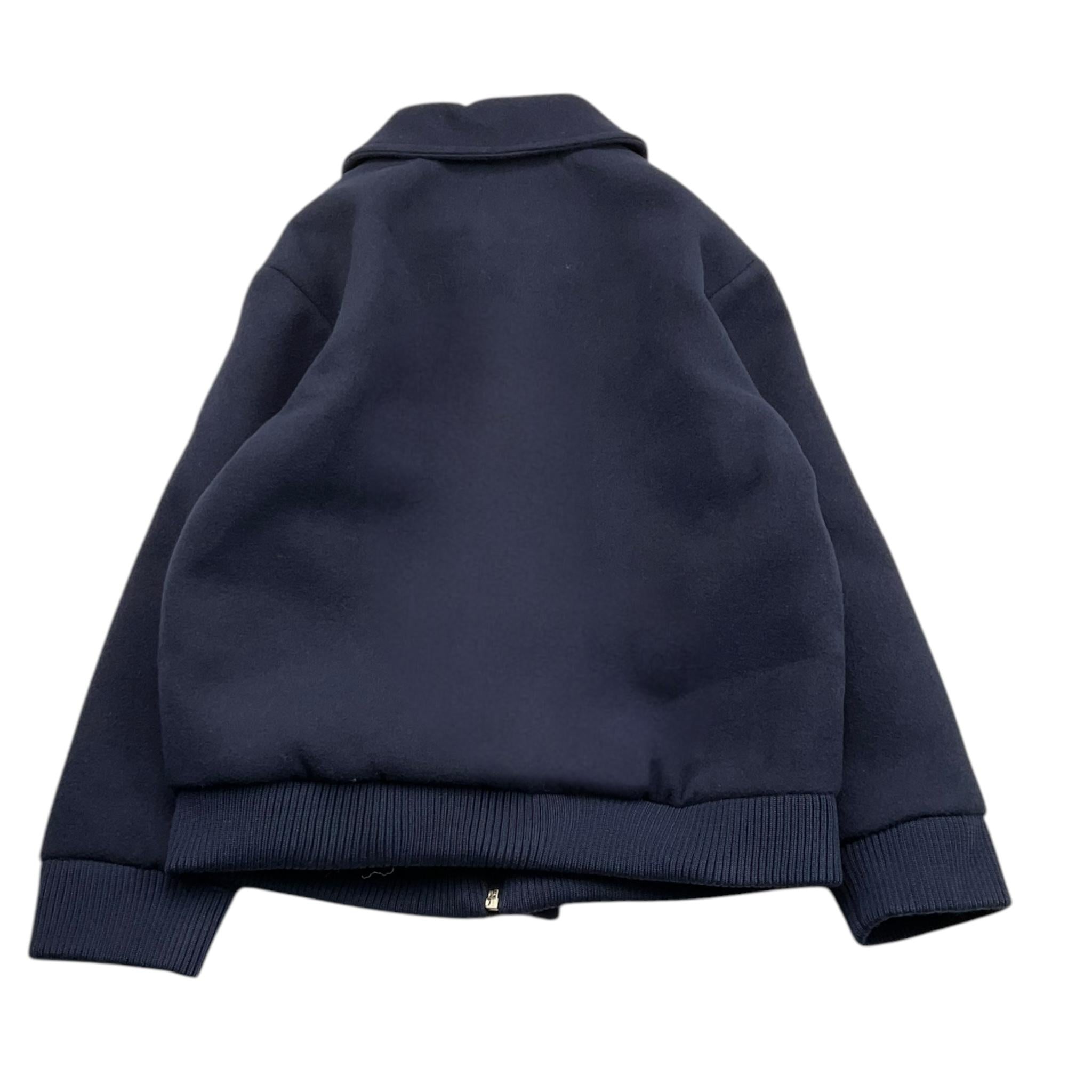 NEVER TOO giubbino tinta unita con zip e collettob Blu per Bambino NT1794B BLU NEVER TOO 
