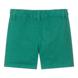 Carre'Ment Beau Bermuda Solid Color With Elastic Waist Green For Newborn