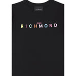 John Richmond T-Shirt Girocollo Tinta Unita con Logo per Neonata RGP25141TSN NERO JOHN RICHMOND 