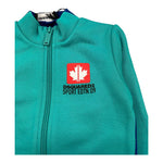 DSQUARED2 felpa cn zip bicolore e logo Turchese per Neonato DQ2215 TURCHESE DSQUARED2 