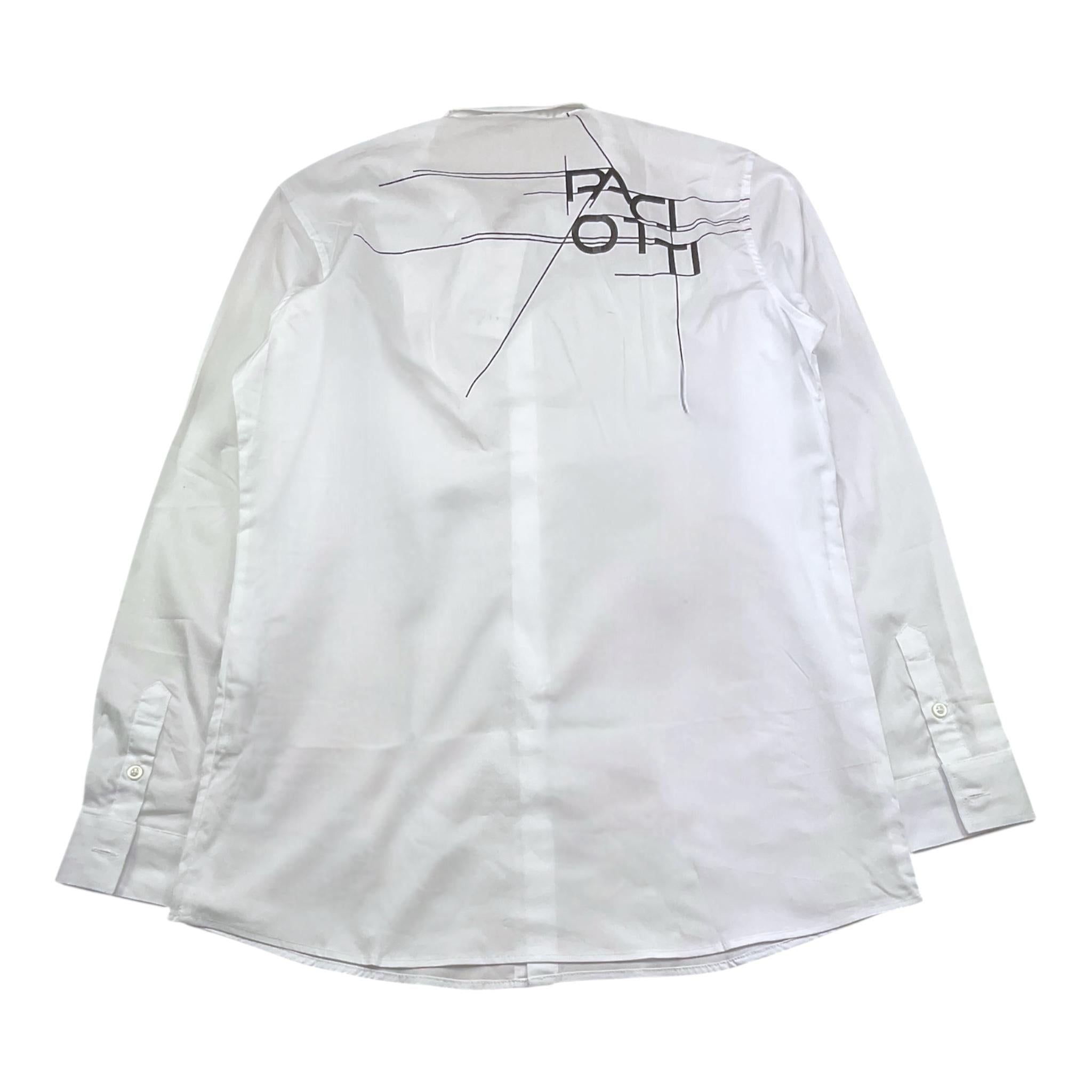Cesare Paciotti Camicia Tinta Unita con Logo per Bambino CMP5161J BIANCO CESARE PACIOTTI 