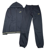 PUMA completo 2 pezzi felpa-pantalone tinta unita Nero per Bambina 684770 NERO PUMA 