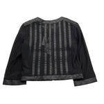 Relish Giubbino Tinta Unita con Trasparenze per Bambina RGP2405011001 NERO RELISH 