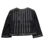 Relish Giubbino Tinta Unita con Trasparenze per Bambina RGP2405011001 NERO RELISH 