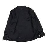 Daniele Alessandrini Plain Shirt With Contrast Buttons Black For Newborn