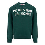 SAINT BARTH maglia girocollo tinta unita con stampa Verde per Bambino DOU0001 VERDE SAINT BARTH 
