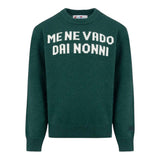 SAINT BARTH maglia girocollo tinta unita con stampa Verde per Bambino DOU0001 VERDE SAINT BARTH 