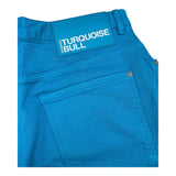 Dsquared2 Bermuda Solid Color 5 Pockets Turquoise For Boys
