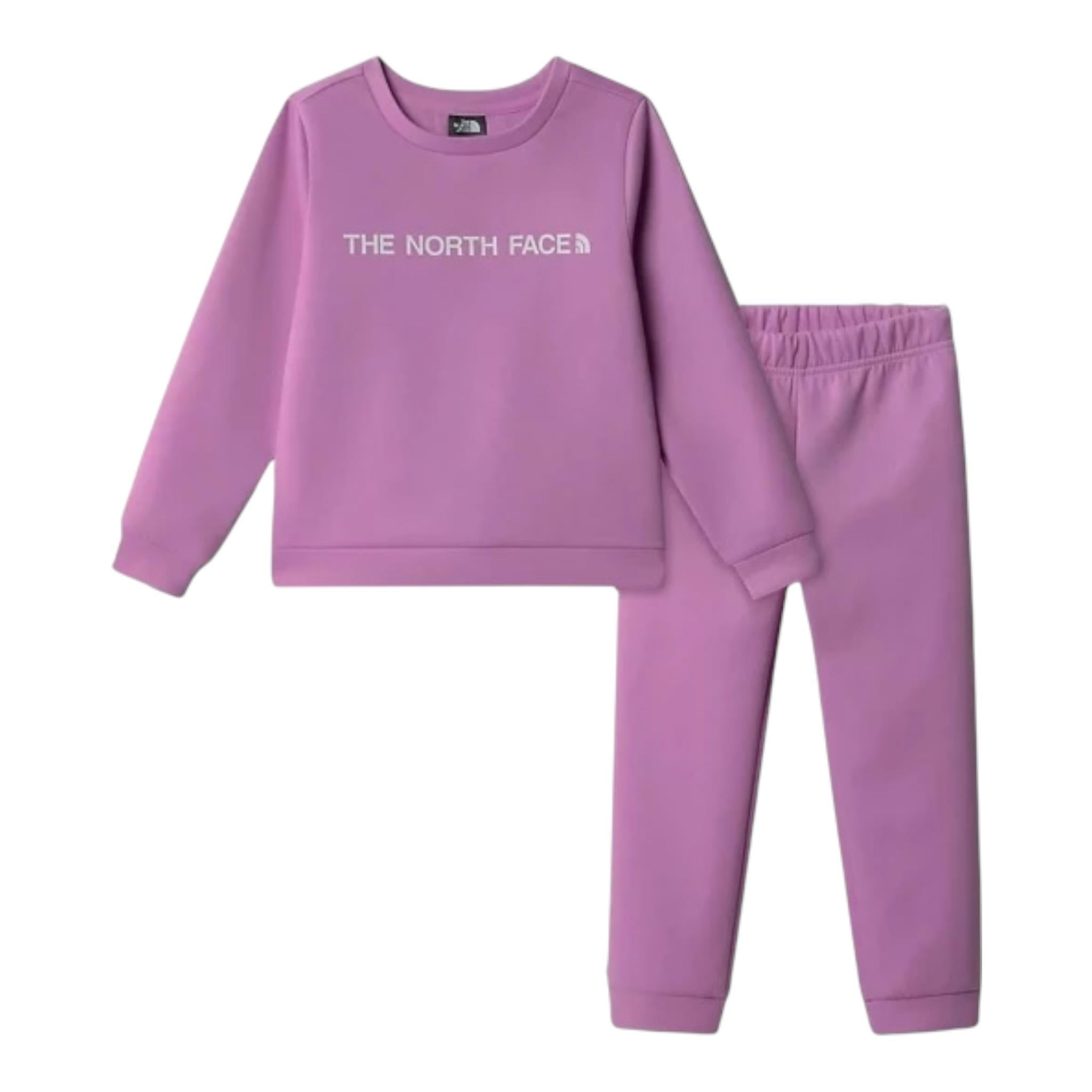 The North Face Completi 2 Pezzi Felpa-Pantalone per Bambina NF0A89H31I8 VIOLA THE NORTH FACE 