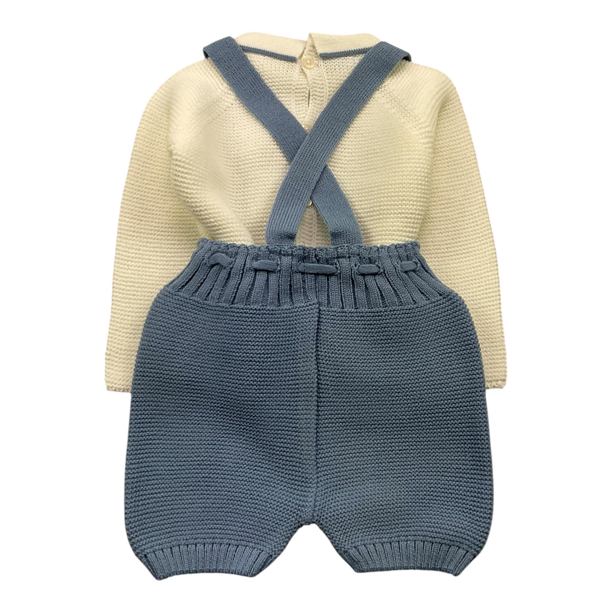 MAC ILUSIO'N completo 2 pezzi maglia-salopette Azzurro per Neonato 9456 AZZURRO MAC ILUSIO'N 