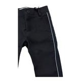 Iceberg Plain Trousers with Adjustable Waistband Black for Newborns