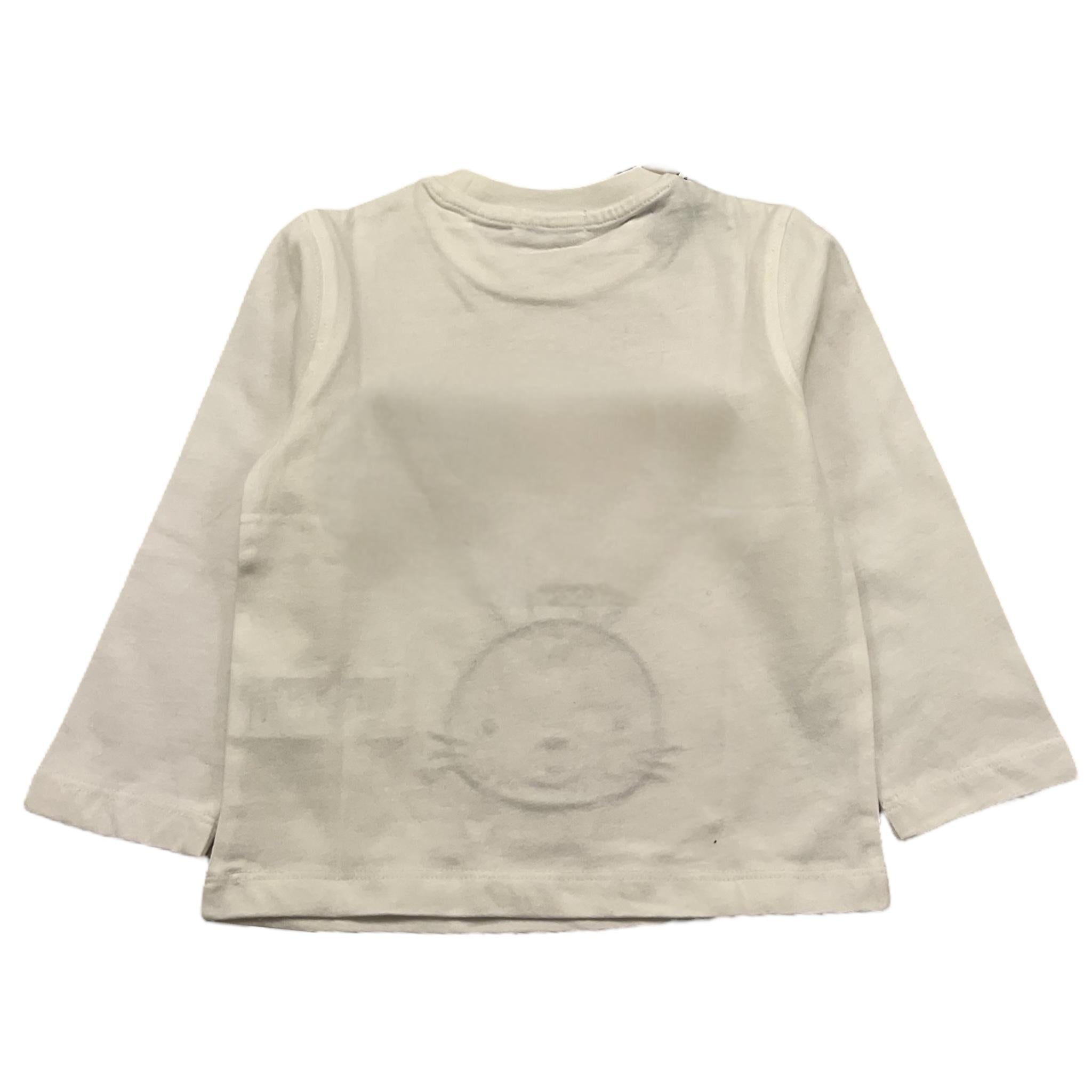 JECKERSON shirt girocollo tinta unita cn stampa coniglio Bianco per Neonato JB4339 BIANCO JECKERSON 