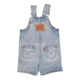 Levi'S Salopette In Denim Tinta Unita per Neonato 6EE584 AZZURRO LEVI'S 