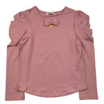 ANGEL'S FACE shirt girocollo tinta unita con fiocco Rosa per Bambina ALVERA ROSA ANGEL'S FACE 