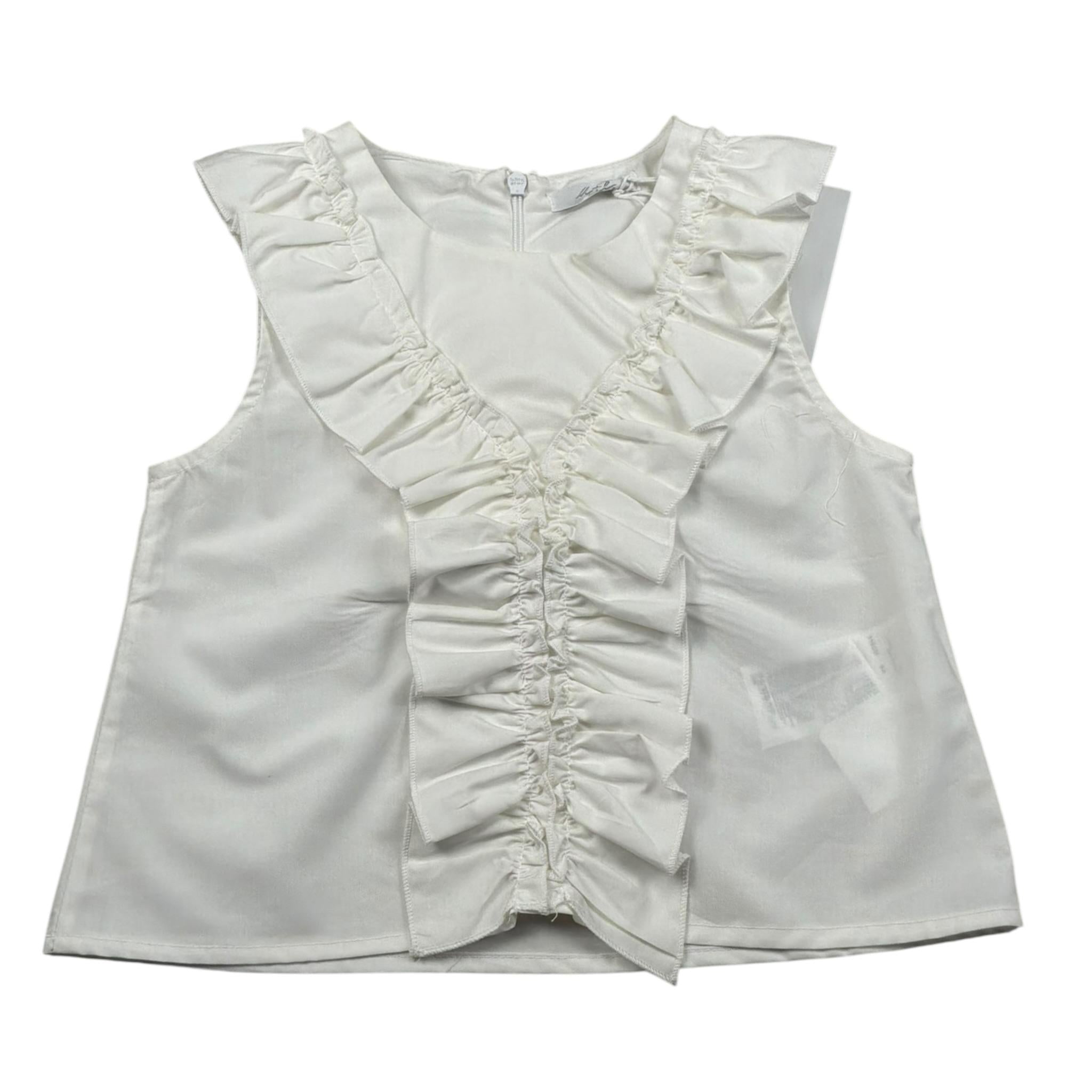 M+E' Camicia Giromanica Tinta Unita per Bambina UE0895 BIANCO M+E' 