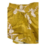 Zhoe &amp; Tobiah Solid Color Shorts With Yellow Pattern For Baby Girl