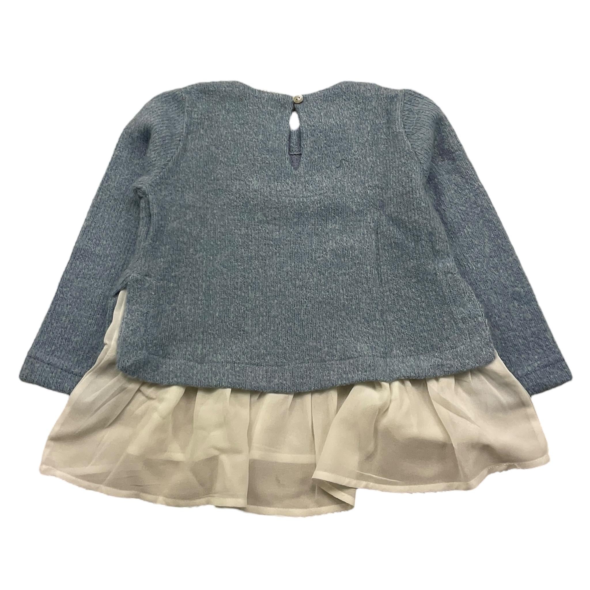 MAGIL maglia tinta unita girocollo Azzurro per Bambina HN21010 AZZURRO MAGIL 