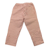 Zhoe &amp; Tobiah Solid Color Pants With Bordeaux Stripe Pattern For Boys