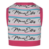 Marc Ellis Top Giromanica tinta unita con Stampa Bianco per Bambina JMJTP01201X BIANCO MARC ELLIS 