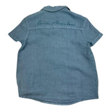 Daniele Alessandrini Shirt Half Sleeve Solid Color Light Blue For Boys