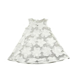 Please Abito Tinta Unita con Sottoveste per Bambina AB043384G73 BIANCO PLEASE 