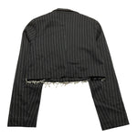 TO be too giacca tinta unita cn applicazioni Nero per Bambina TBT2527 NERO TO be too 